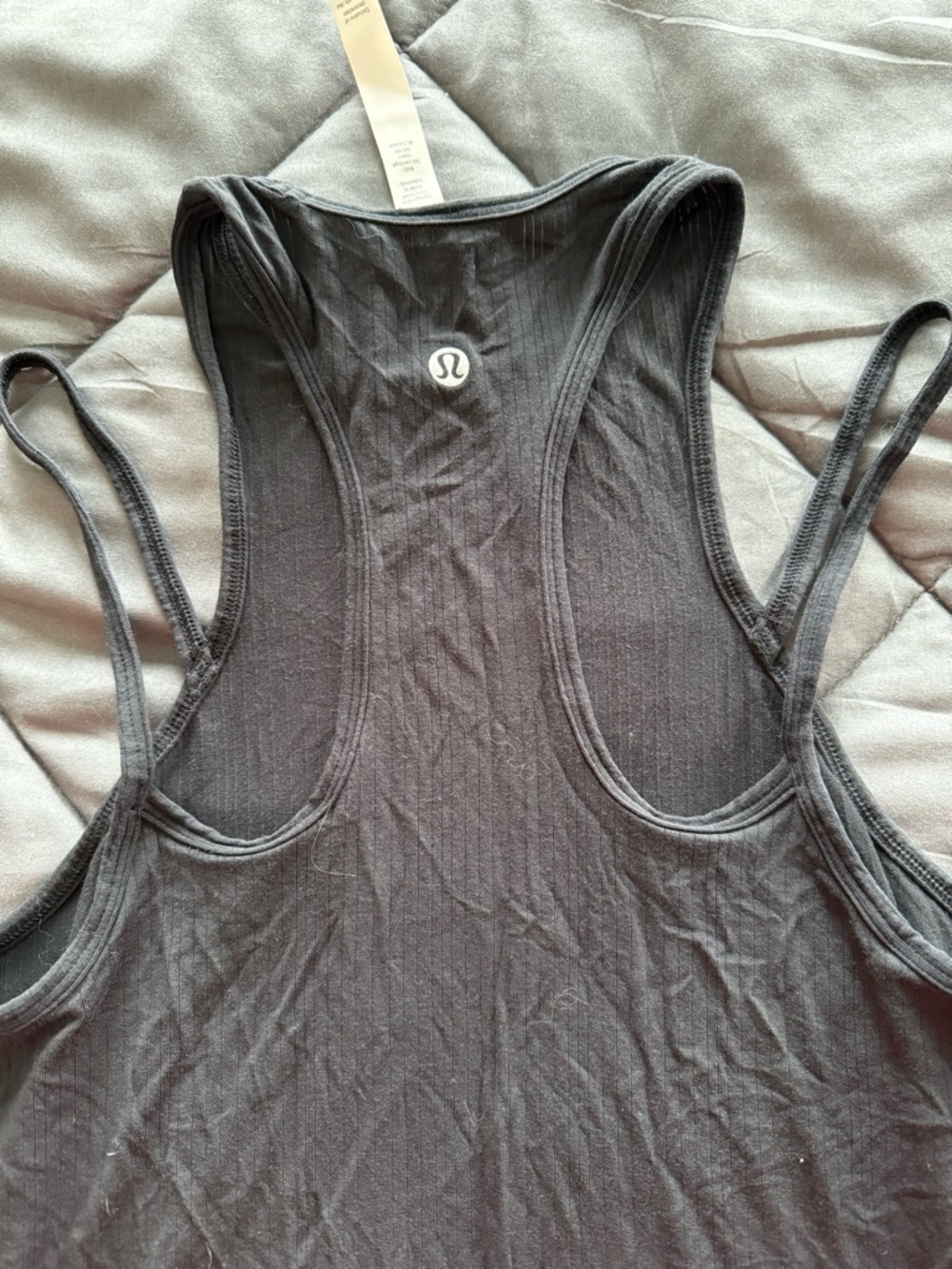 lululemon athletica Black Ribbed High-Neck Tank - Picture 4 of 5
